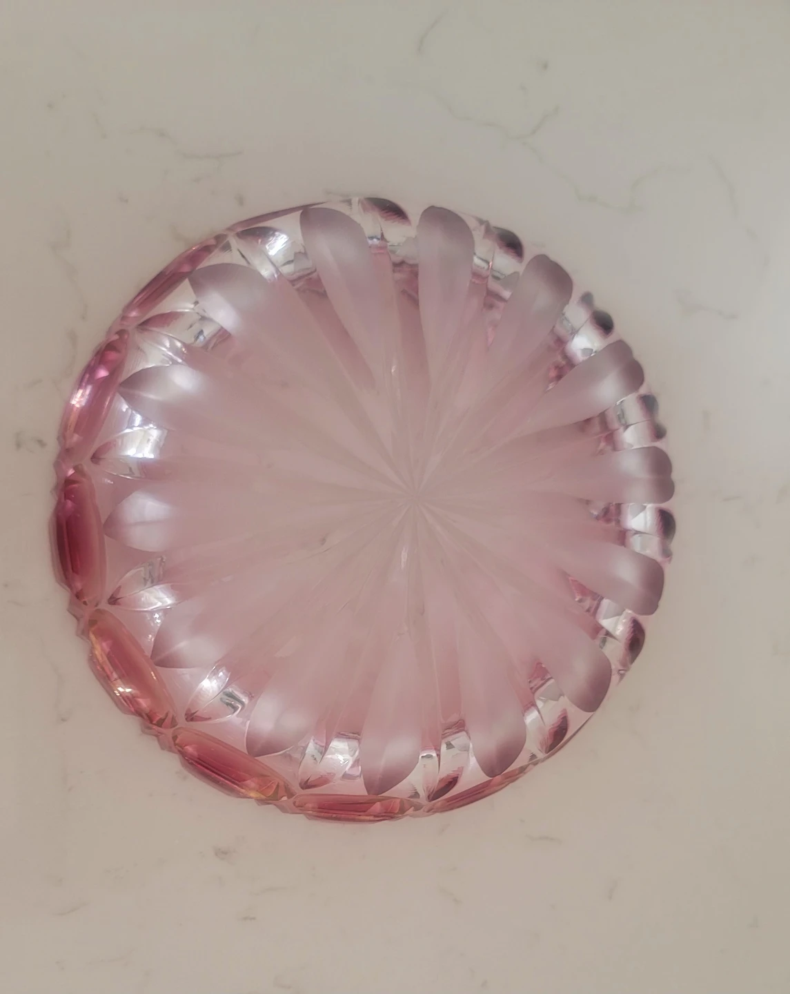 Pink Glass Decorative Bowl - photo 2
