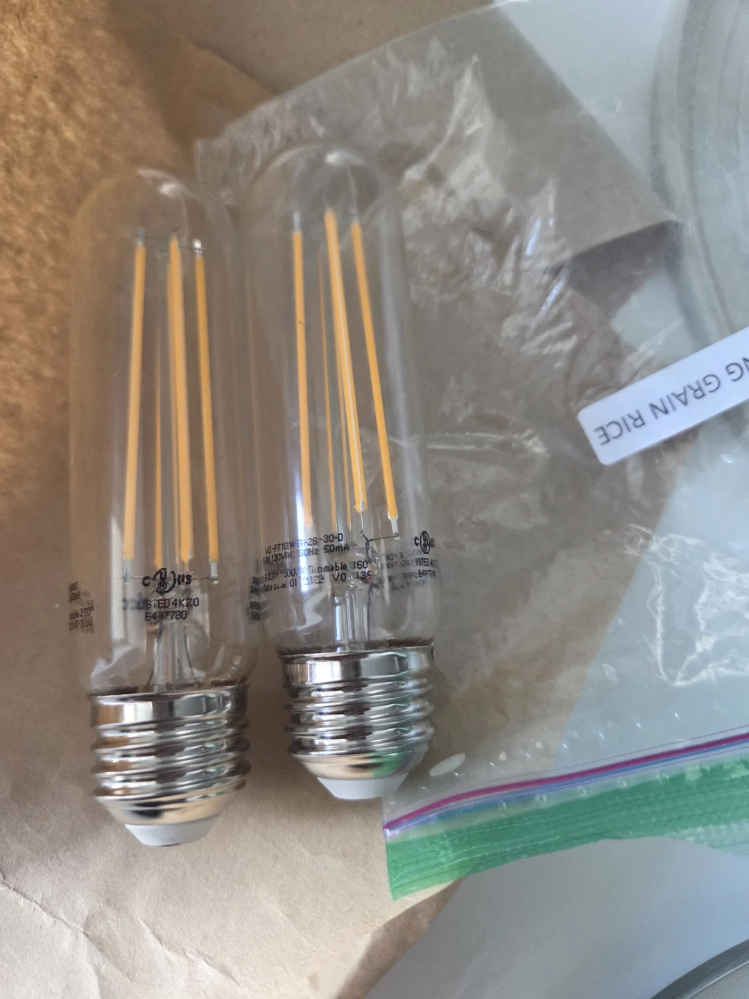 E26 LED Filament Light Bulbs - 2 Pack - photo 2