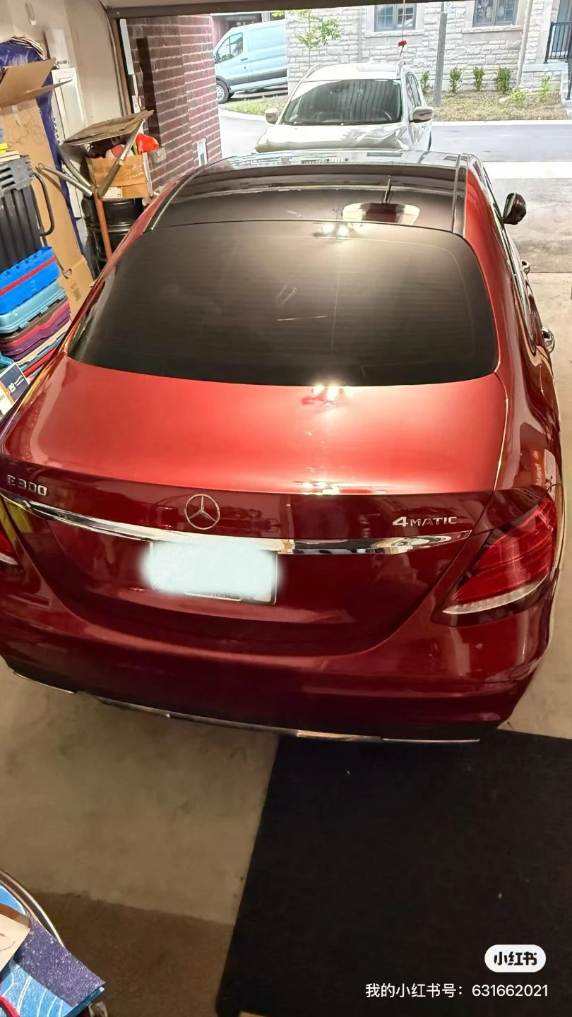 2019 Red Mercedes-Benz E300 AMG 4MATIC Sedan - photo 2
