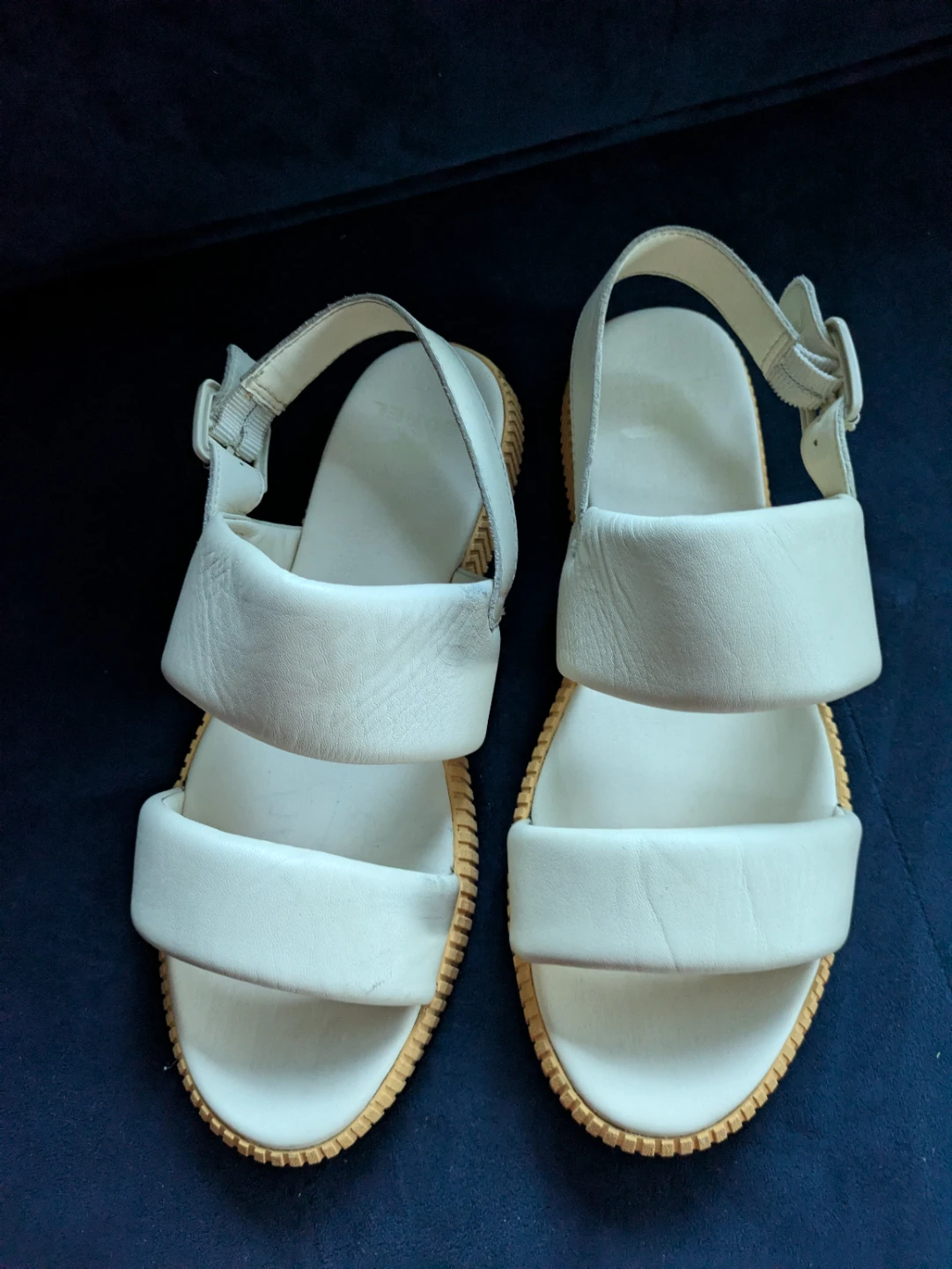 SOREL Ona Streetworks Go-To Flat Sandals 8.5 butter yellow 💛