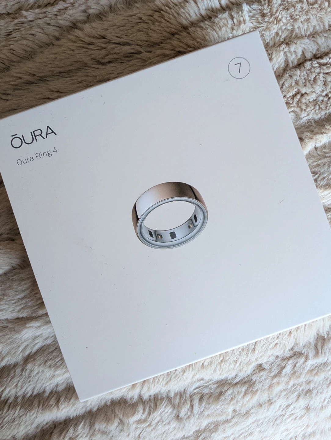 BNIB Oura Ring 4 ROSE GOLD sz7 - photo 2