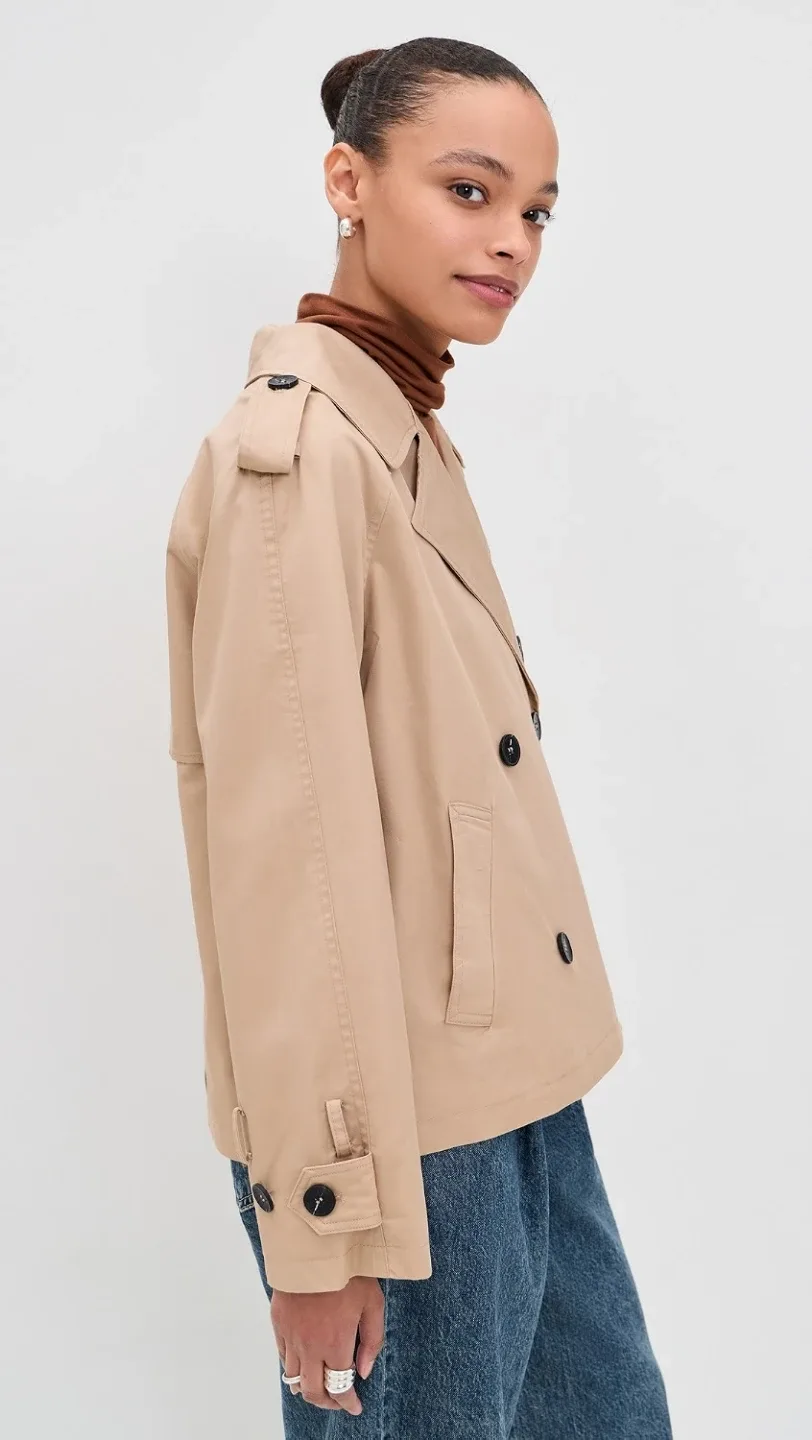 AVEC LES FILLES Beige Trench Coat - photo 3