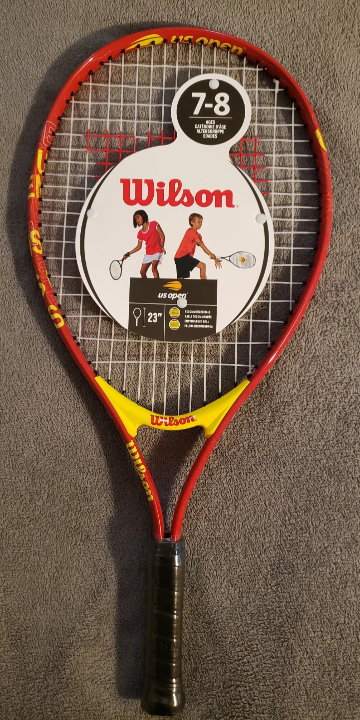 Wilson US Open Junior Tennis Racquet - 23 Inch