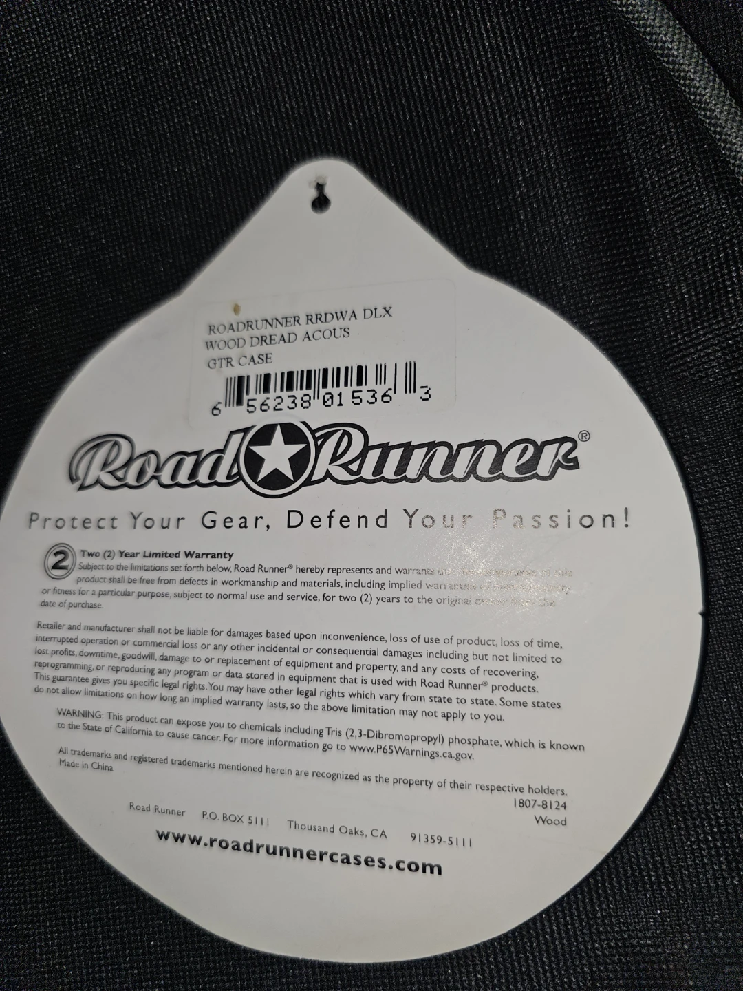 Road Runner "Wood Dread" Acoustic Guitar Case - photo 5