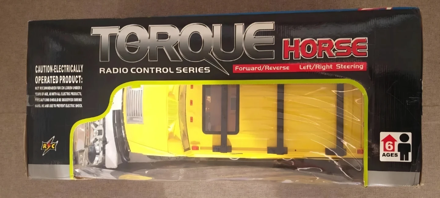 Hummer Torque Horse RC Car 1/6 Scale Yellow New Damaged Box - photo 2