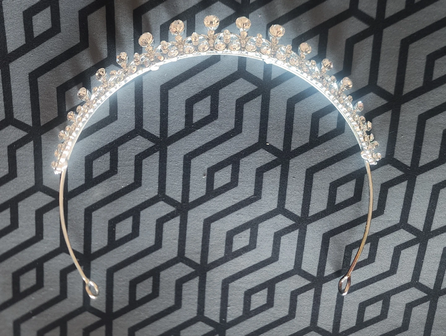 Silver Rhinestone Tiara