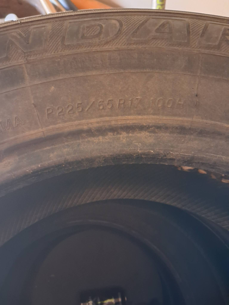 Used P225/65R17 Tires (Set of 4) - photo 3