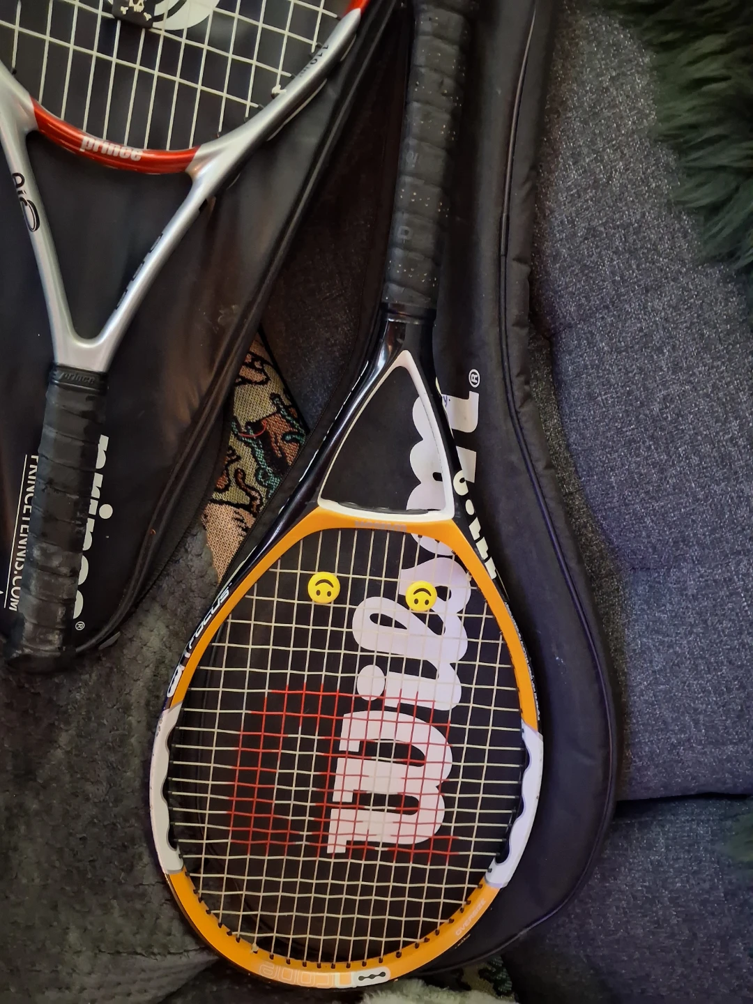 Wilson and Prince Tennis Racquets with Covers - photo 2
