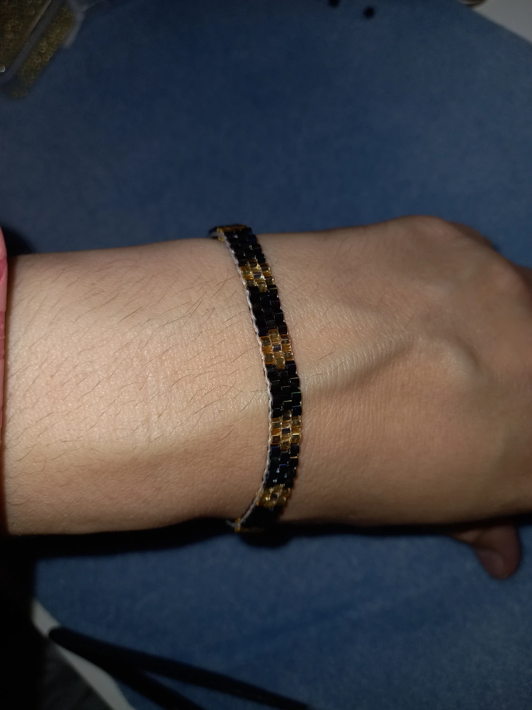 Beaded Bracelet, peyote technique - photo 2