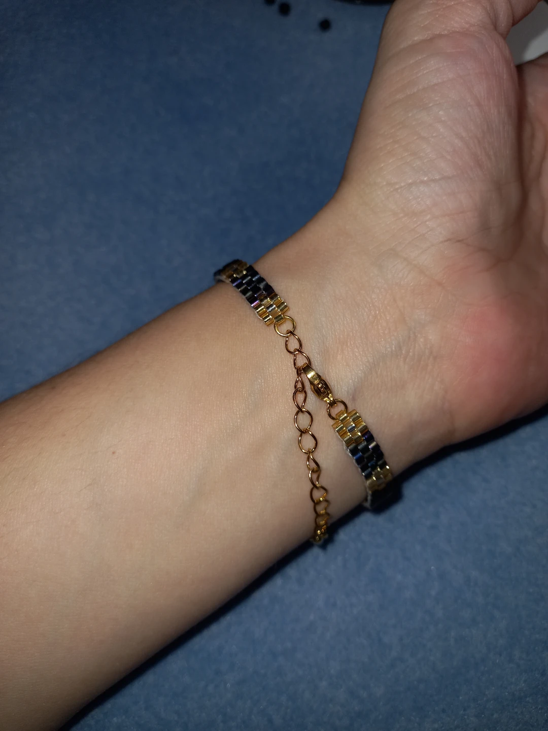 Beaded Bracelet, peyote technique - photo 3