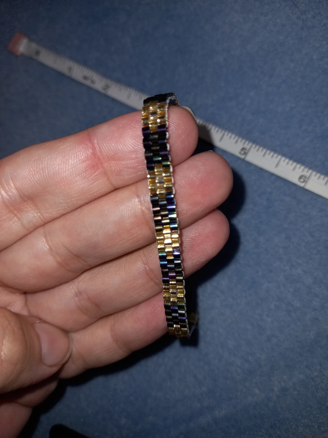 Beaded Bracelet, peyote technique - photo 4
