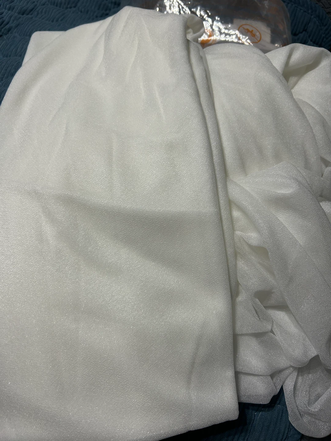 New 3 pack White Chiffon Draping Fabric for Decorations - photo 4