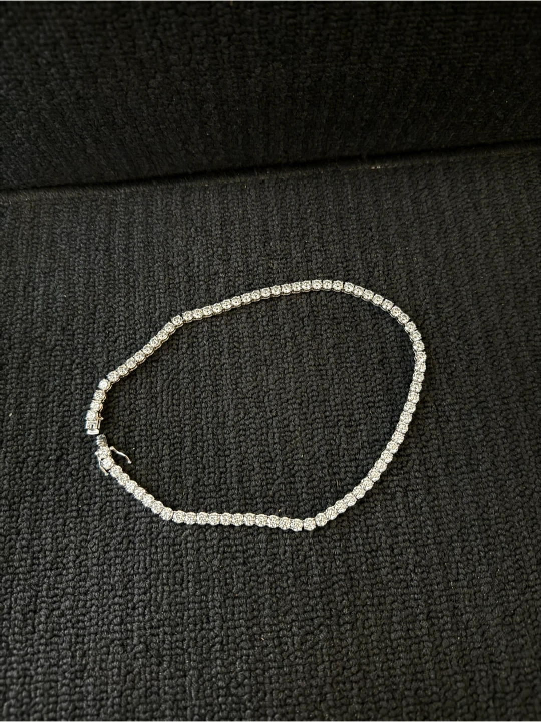 Moissanite dvvs1 tennis chain - photo 4