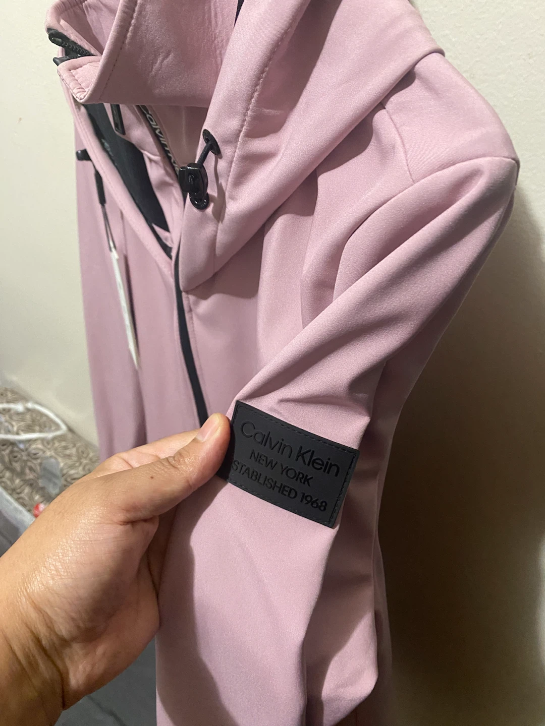 Calvin Klein Pink Softshell Jacket Size L - photo 3