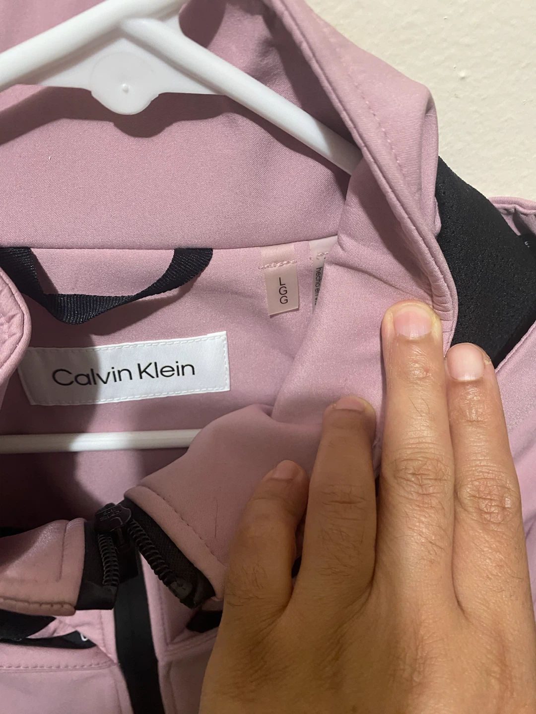 Calvin Klein Pink Softshell Jacket Size L - photo 5