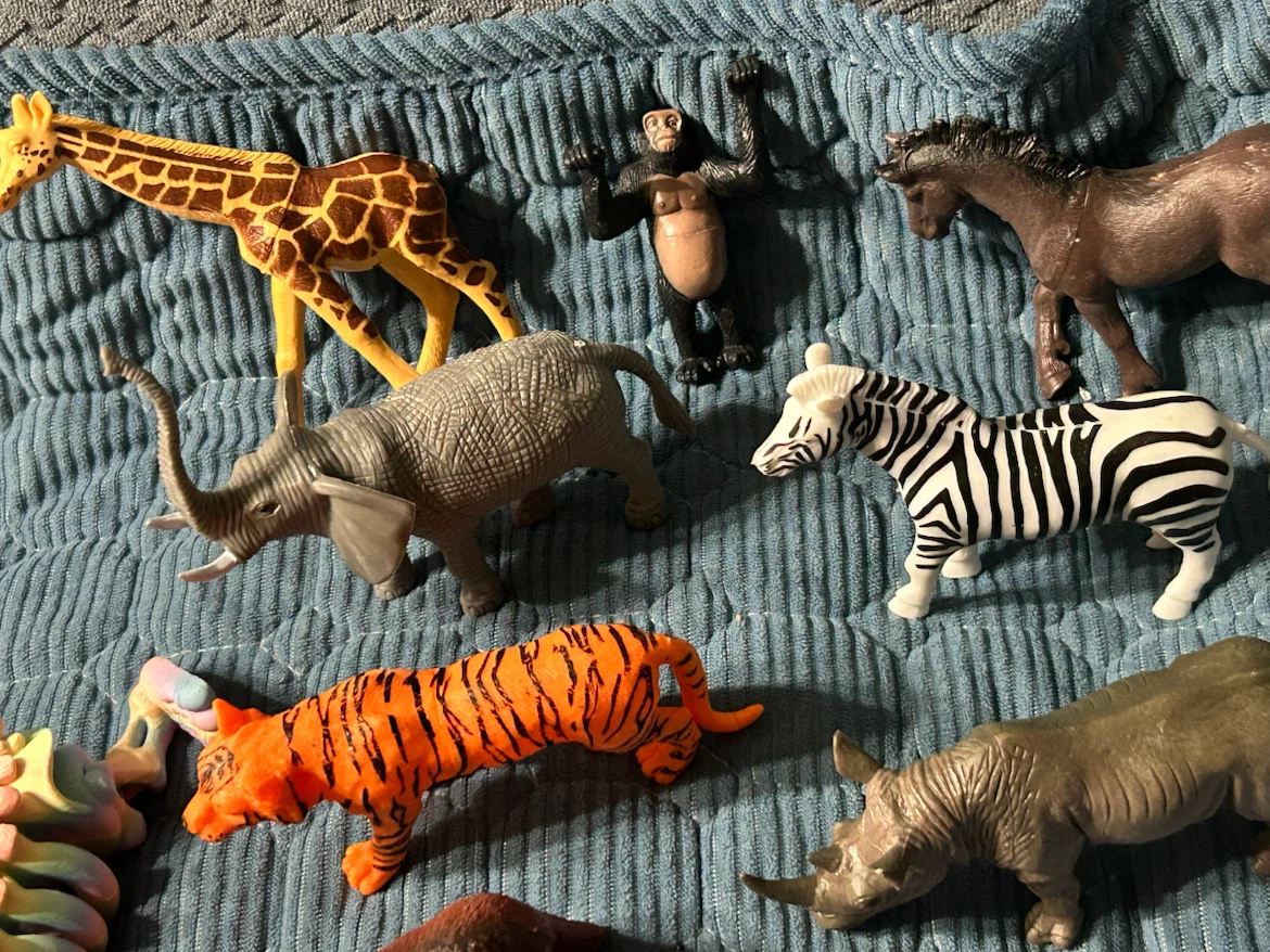 New-Jungle Animal Birthday Party Cake Toppers