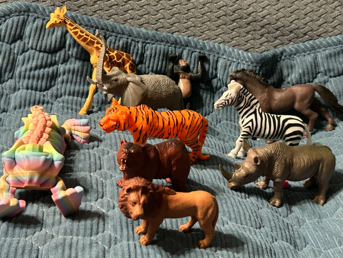 New-Jungle Animal Birthday Party Cake Toppers - photo 3