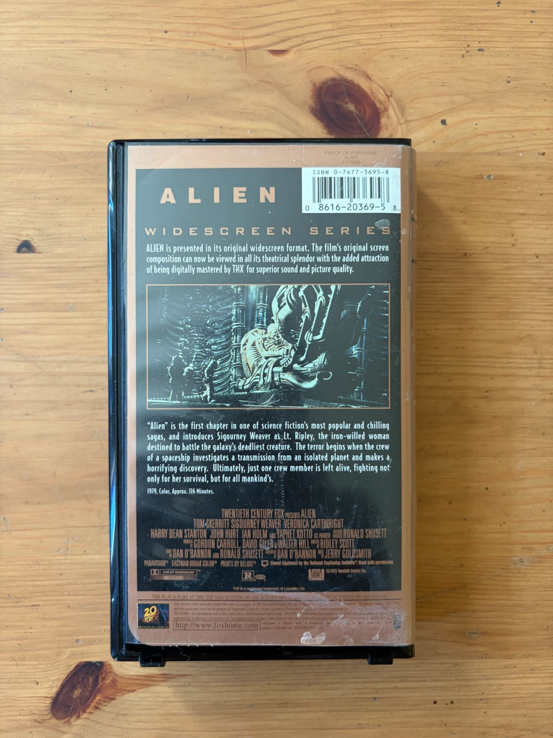 Alien Widescreen VHS Movie - photo 2