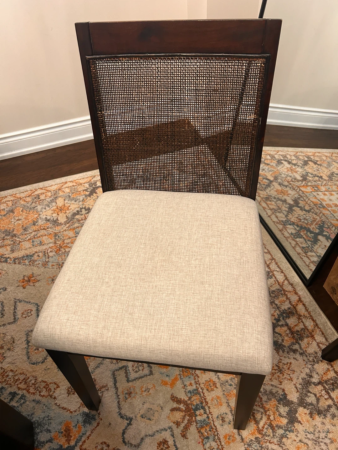 Dining Chair with Cane Back