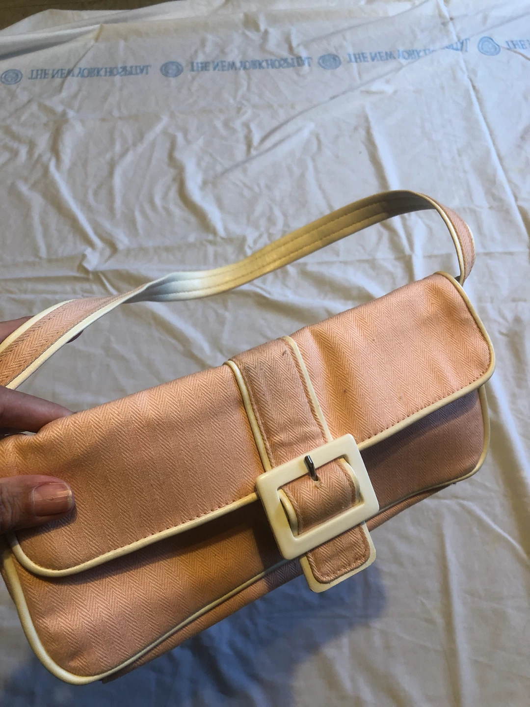Victoria's Secret Pink Herringbone Shoulder Bag