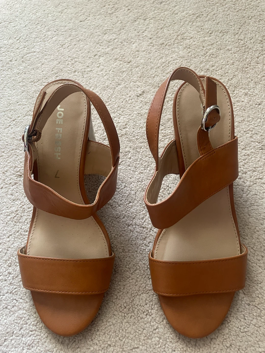 Joe Fresh Tan Block Heel Sandals - photo 2