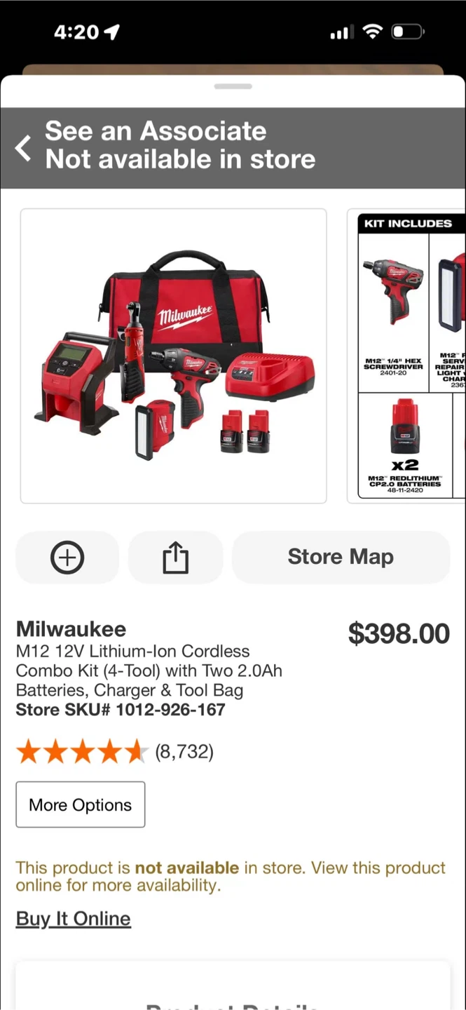 Milwaukee tools set