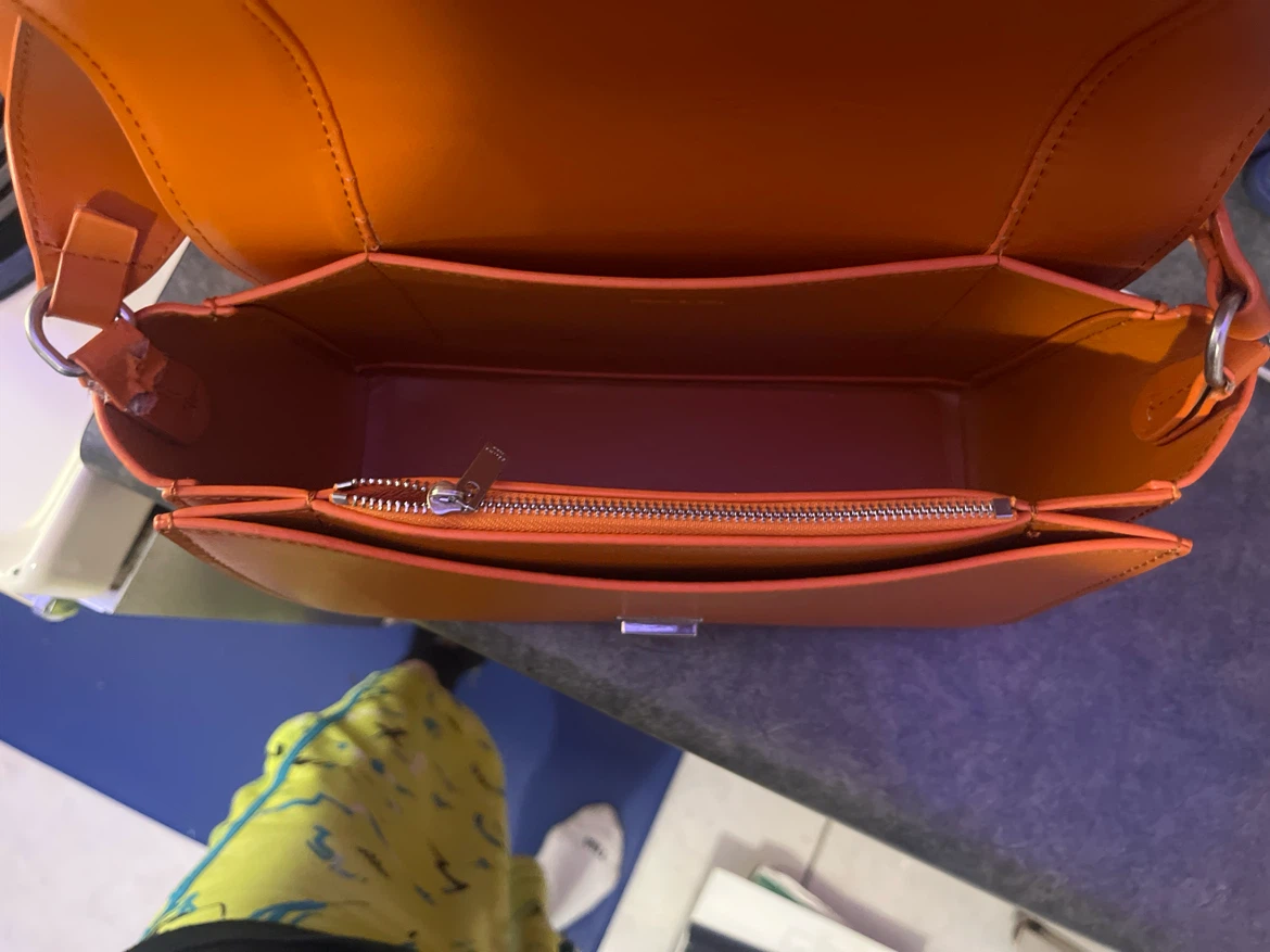 CELINE Orange Leather Bag - photo 2
