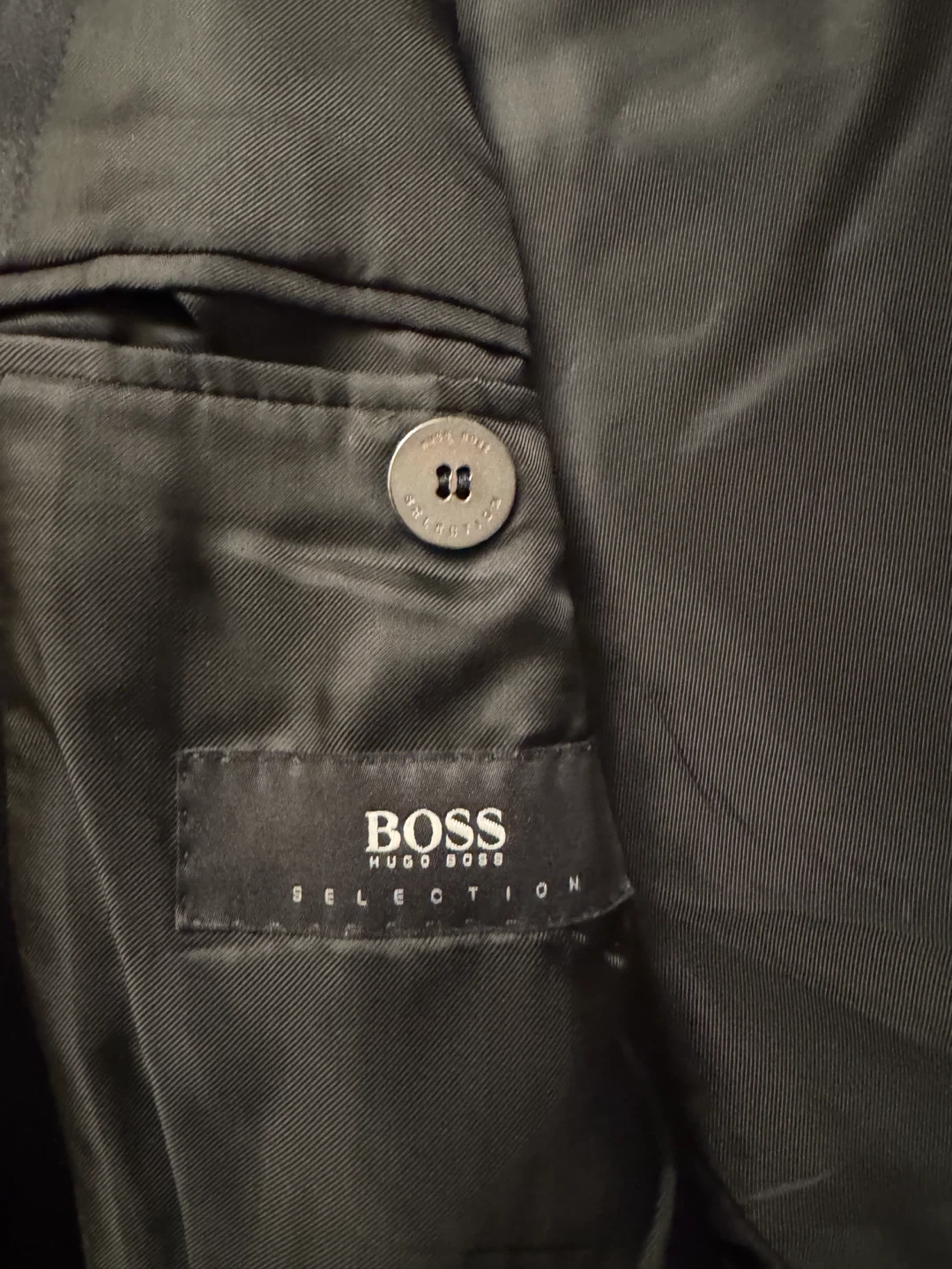 BOSS Hugo Boss Selection Black Wool Overcoat - photo 3