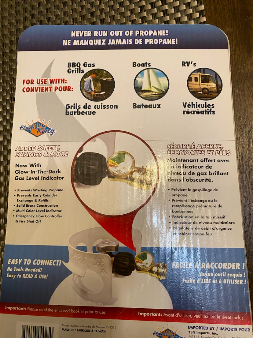 Barbecue propane meter - photo 2