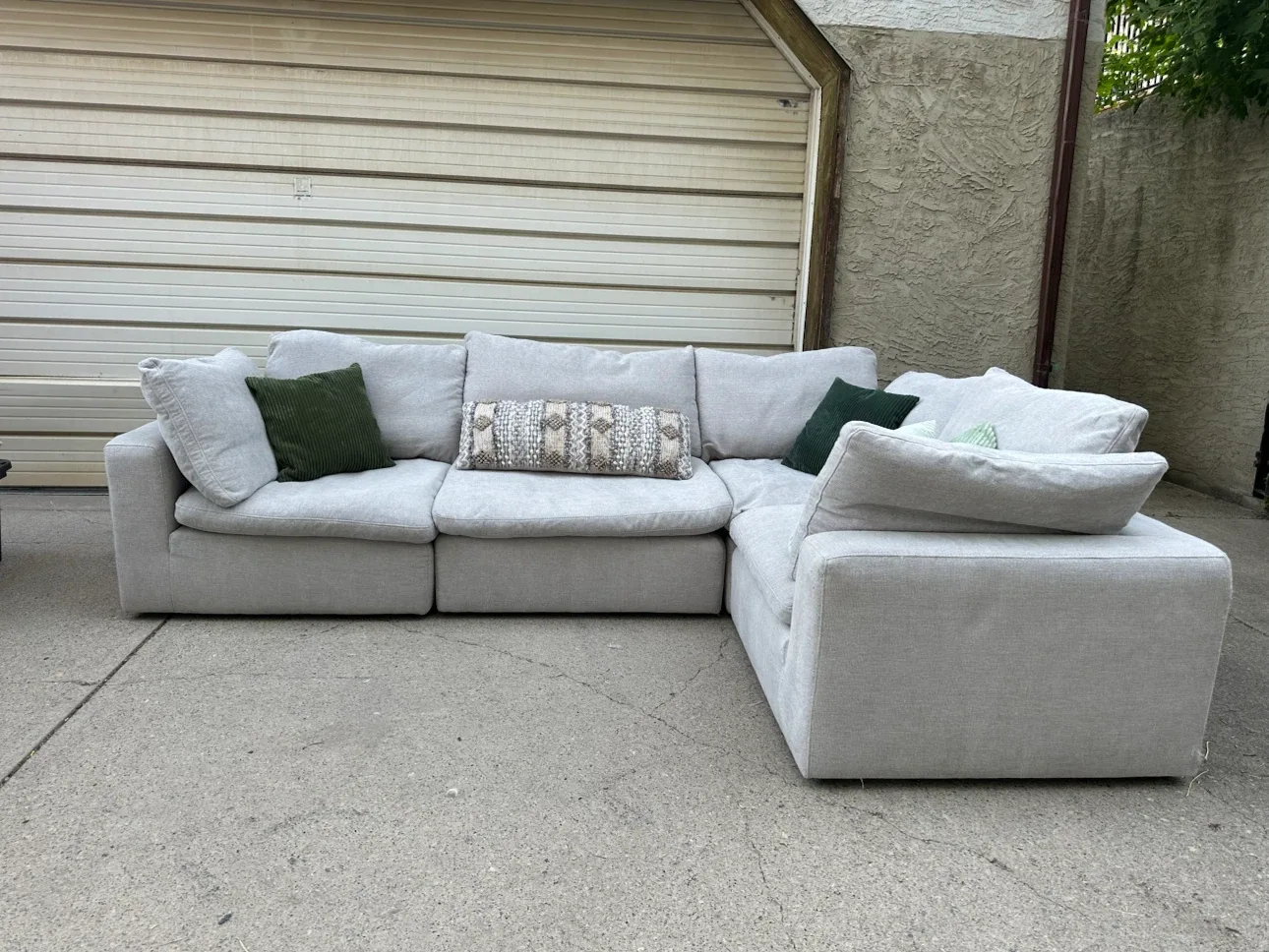 Structube HELIO Cloud Modular Sectional – 4 Piece | Light Grey - photo 4