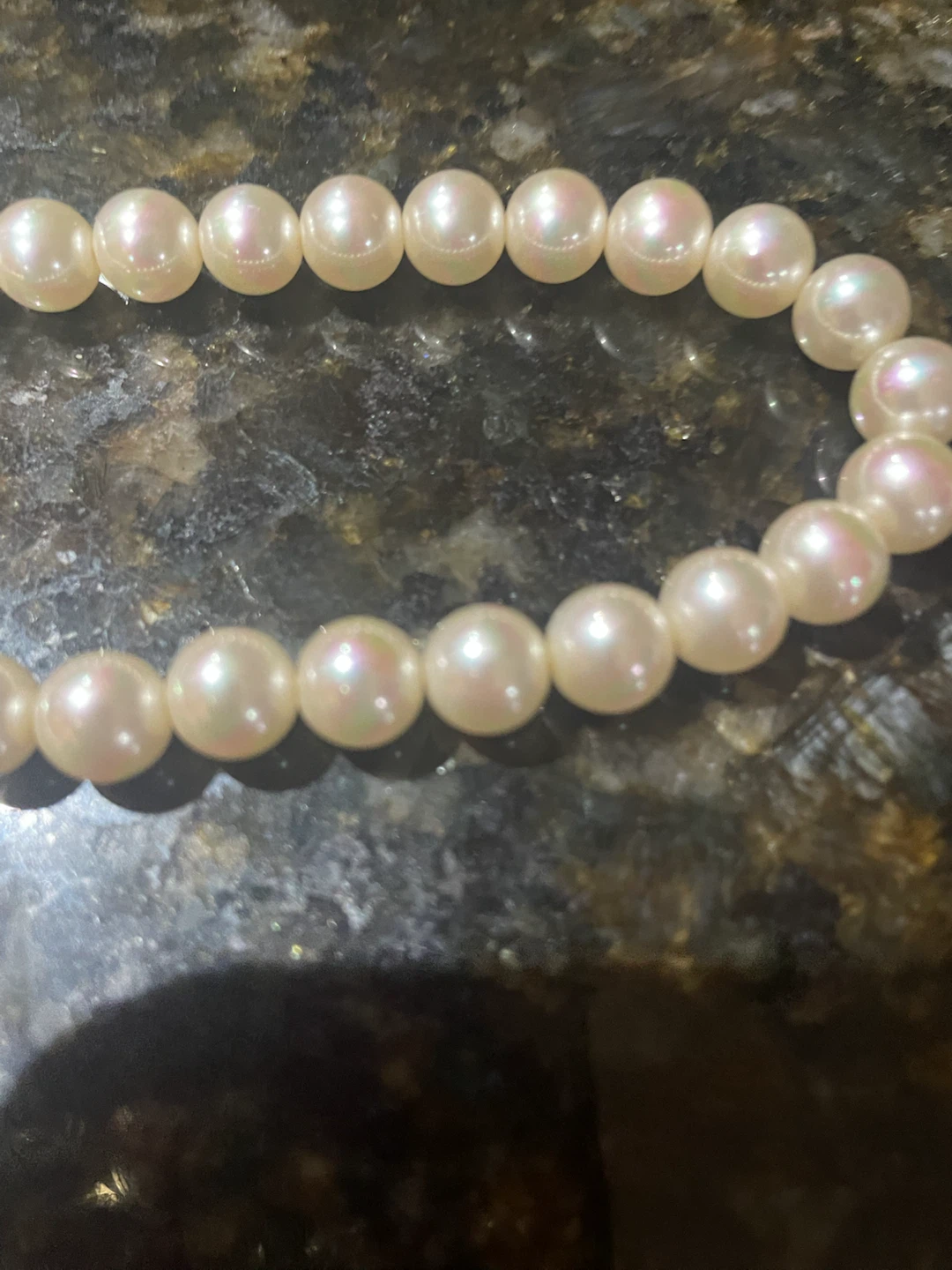Pearl Necklace with Silver Clasp - Made in Japan - photo 4