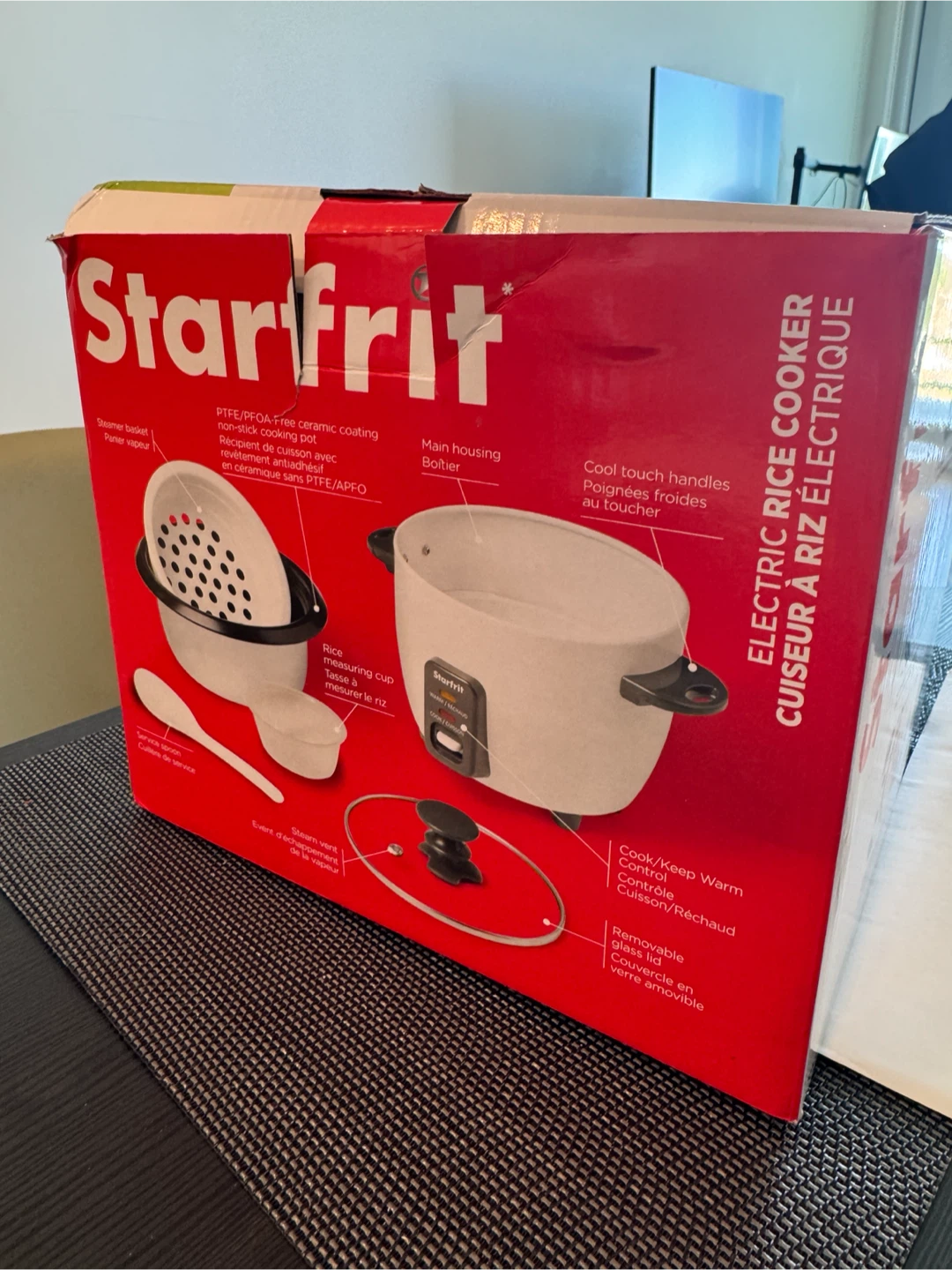 Starfrit 6-Cup Electric Rice Cooker