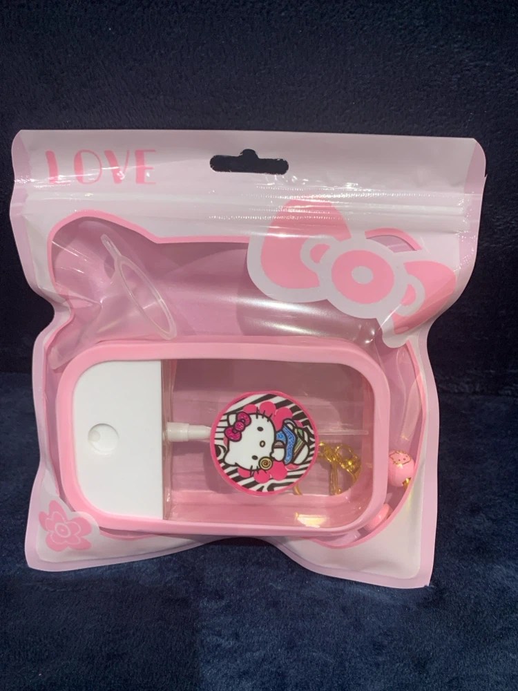 Hello Kitty Refillable Spray Bottle with Keychain