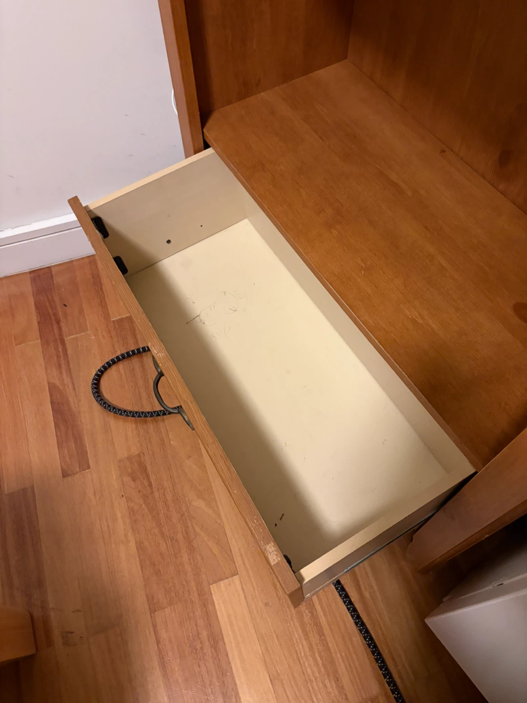 Wooden Bookcase with Drawer - photo 3