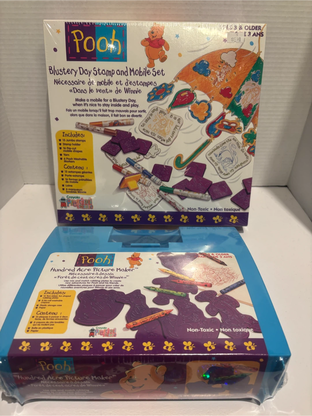 Pooh Blustery Day Stamp and Mobile Set