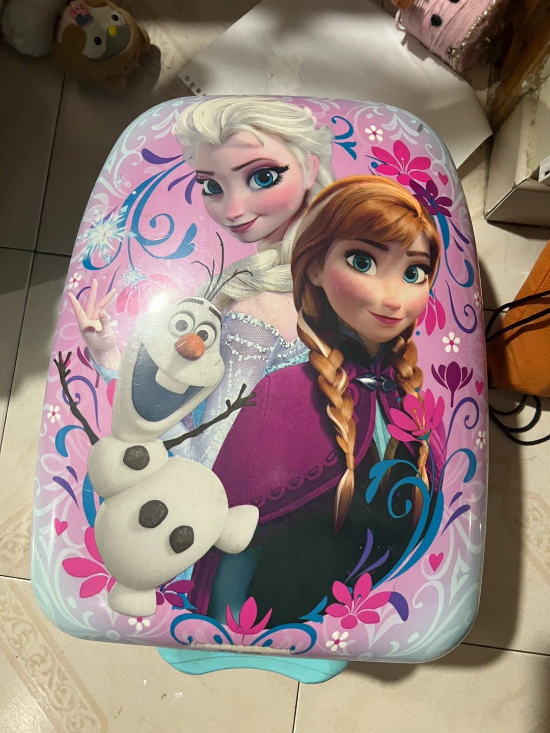 Frozen Kids Rolling Luggage Suitcase
