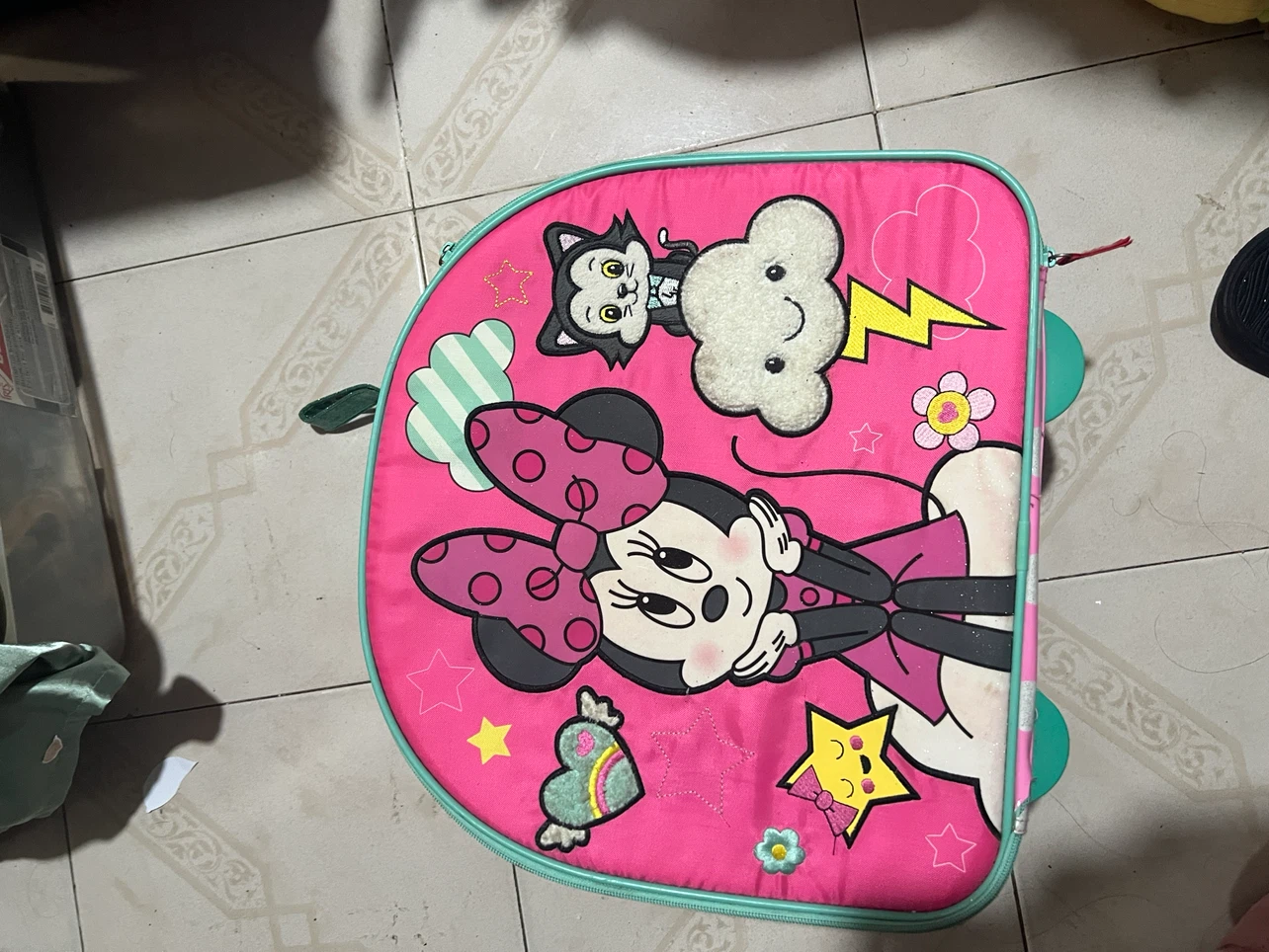 Kids Minnie Mouse Rolling Backpack