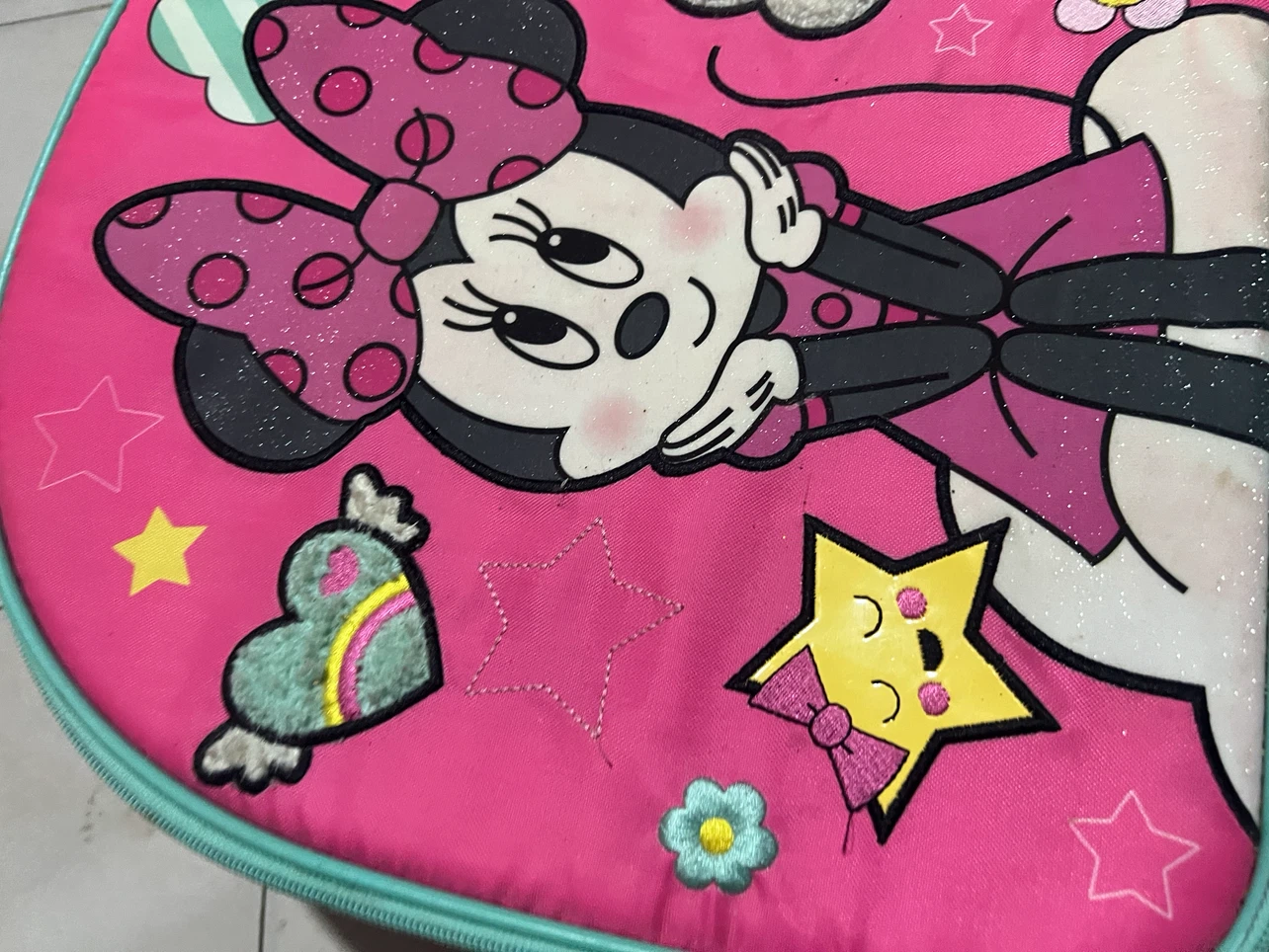Kids Minnie Mouse Rolling Backpack - photo 3