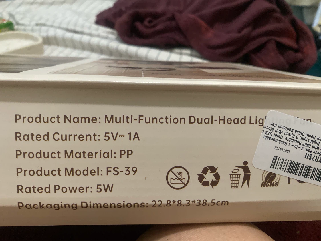 Multi-Function Dual-Head Fan FS-39 - photo 2