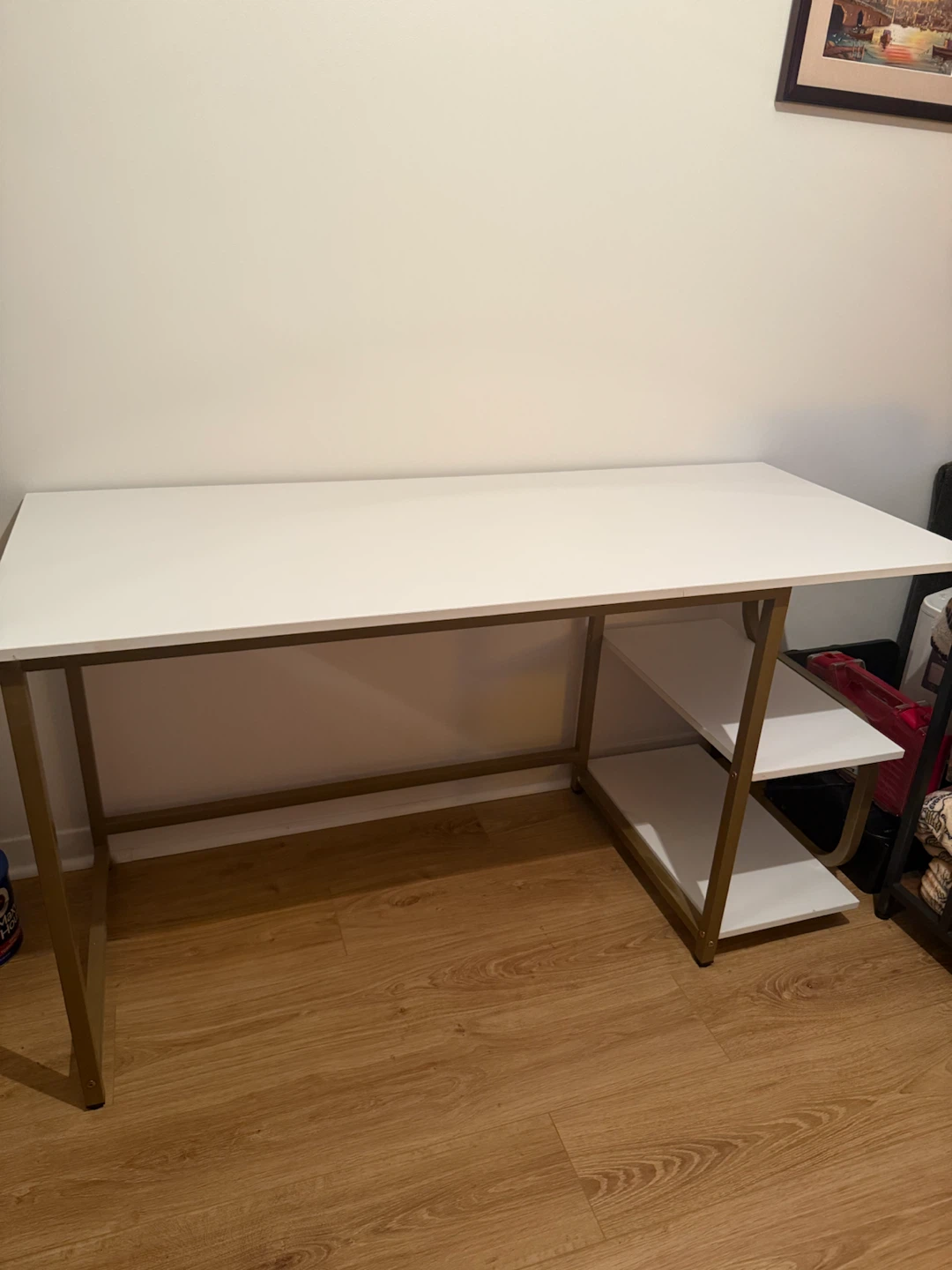 Computer Desk with Shelves - photo 2
