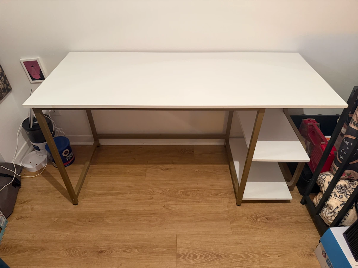 Computer Desk with Shelves - photo 3