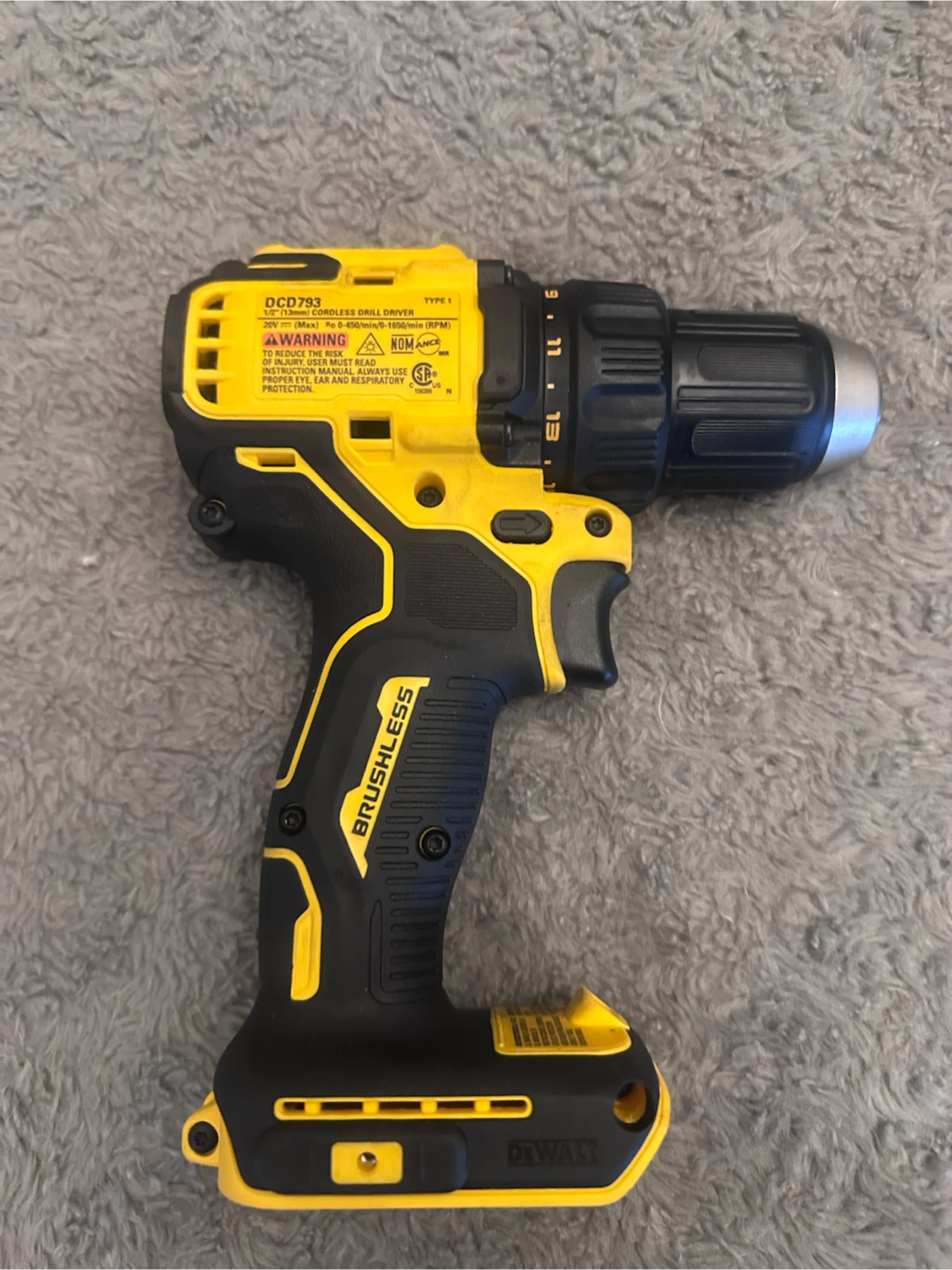 DEWALT 20V MAX Brushless Cordless Drill Driver DCD791 - photo 2
