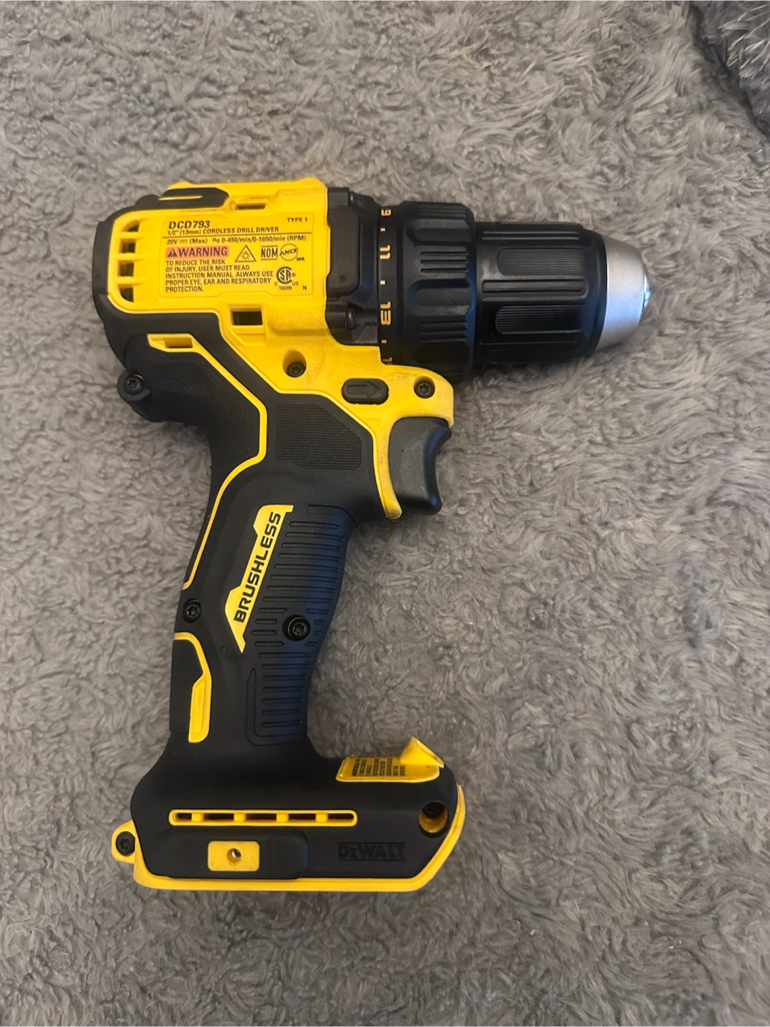 DEWALT 20V MAX Brushless Cordless Drill Driver DCD791 - photo 3