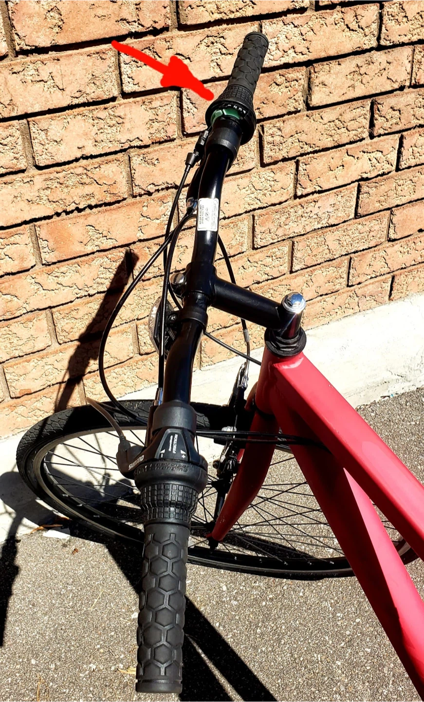 This red 700c Hyper SpinFit Hybrid Bike - photo 5