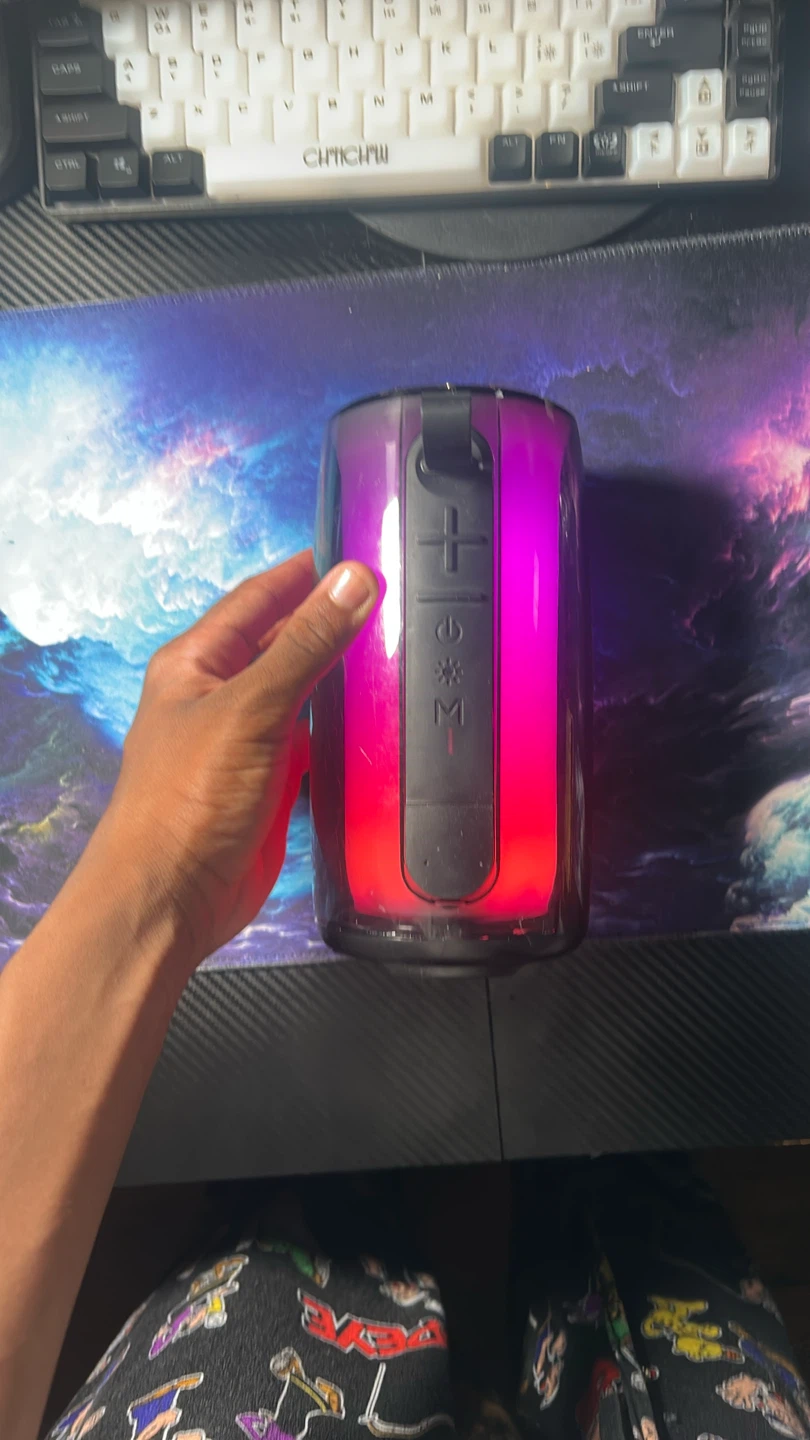 Portable Bluetooth Speaker with Lights