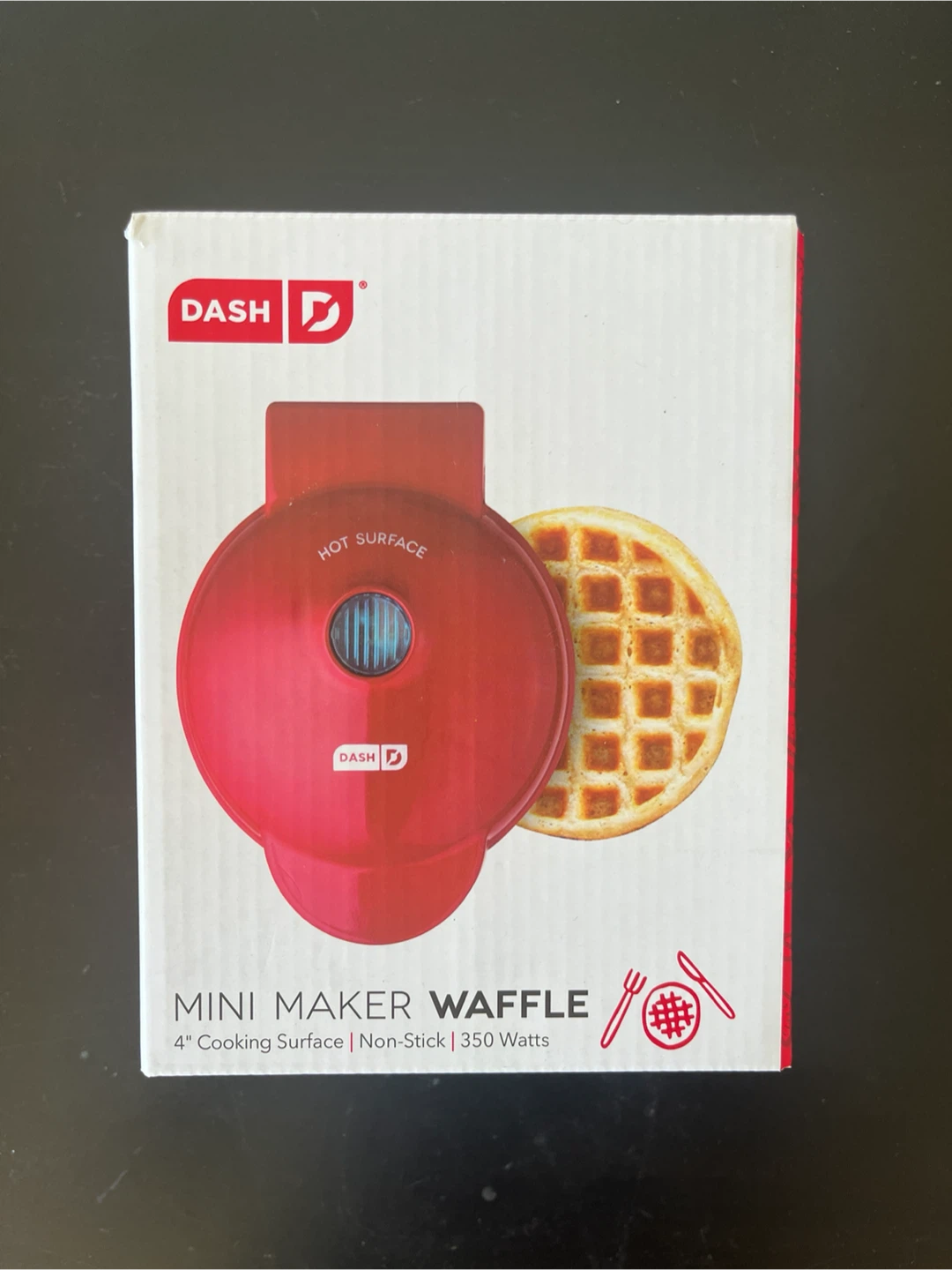 Dash Mini Waffle Maker - Red - photo 2