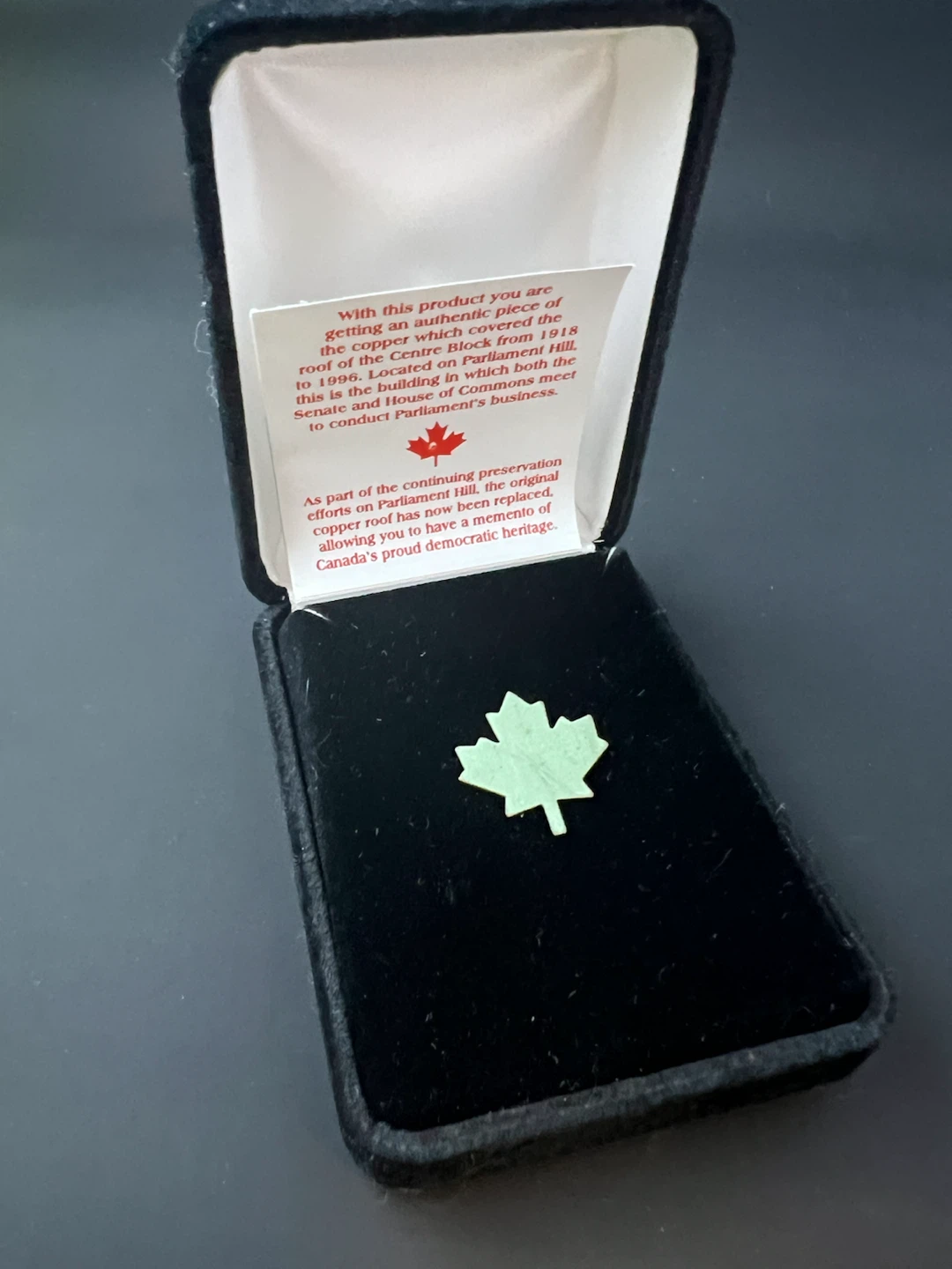 Collector's Edition Canada Maple Leaf Pin