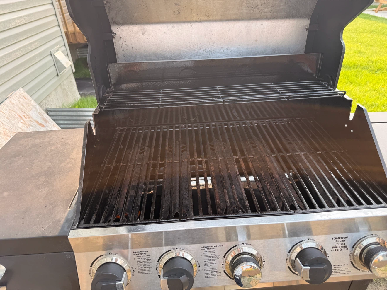 Brinkmann 5 Burner Propane Gas Grill with Side Burner - photo 2