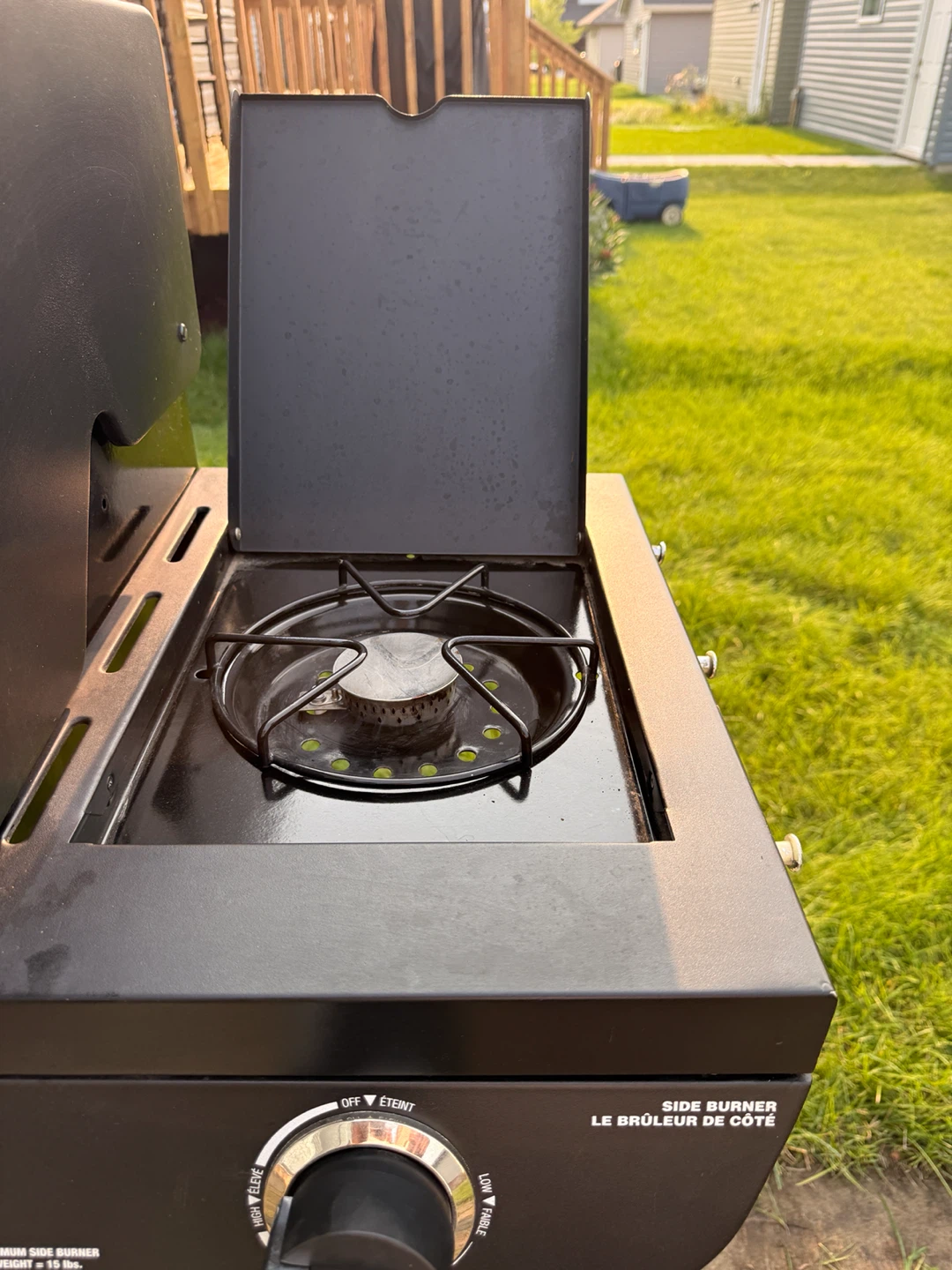 Brinkmann 5 Burner Propane Gas Grill with Side Burner - photo 4