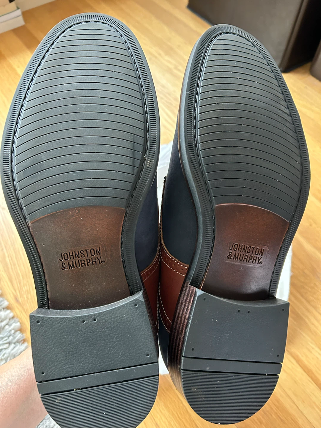 Johnston & Murphy Blue & Brown Saddle Shoes - photo 4
